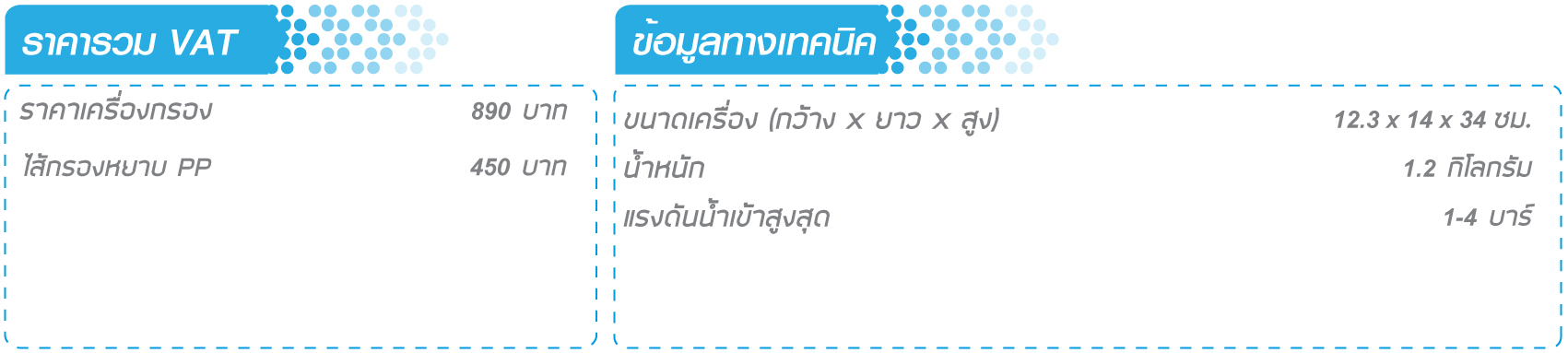 ตู้กรองน้ำ AT 001